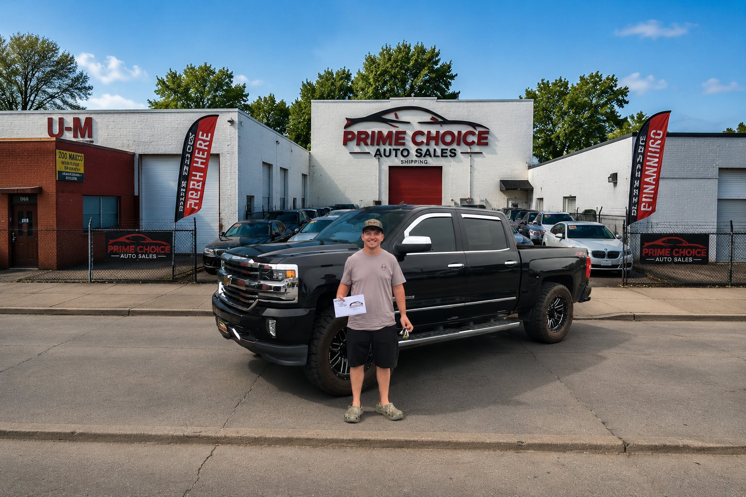 Marcus with Chevrolet Silverado